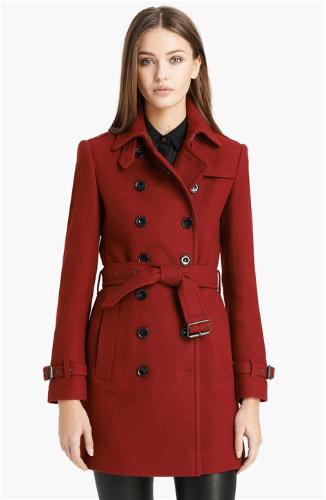 burberry brit red trench coat|Burberry Brit trench coat sale.